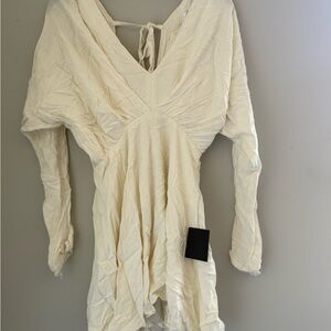 Lulu's Ivory Long Sleeve Dress